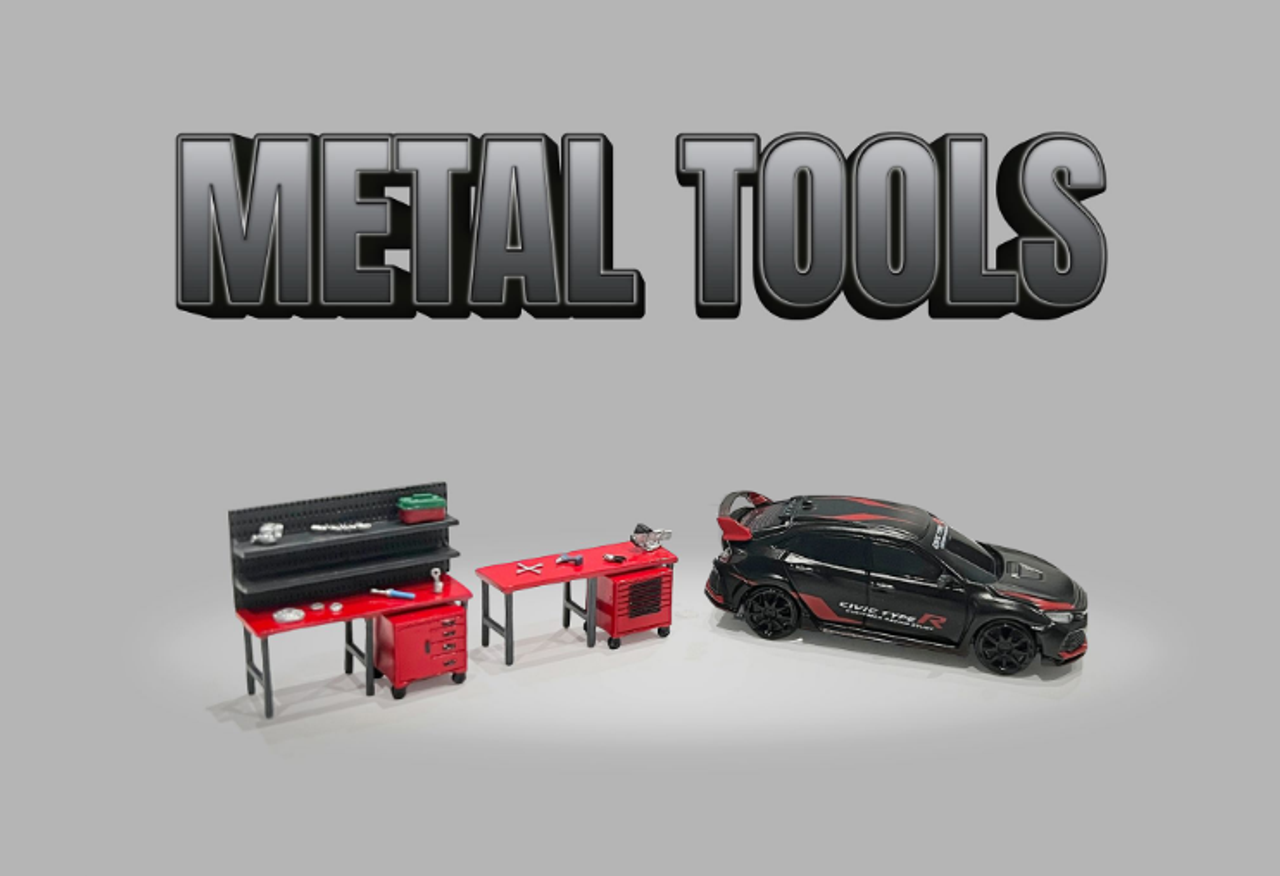 1/64 American Diorama Metal Tools - Set A