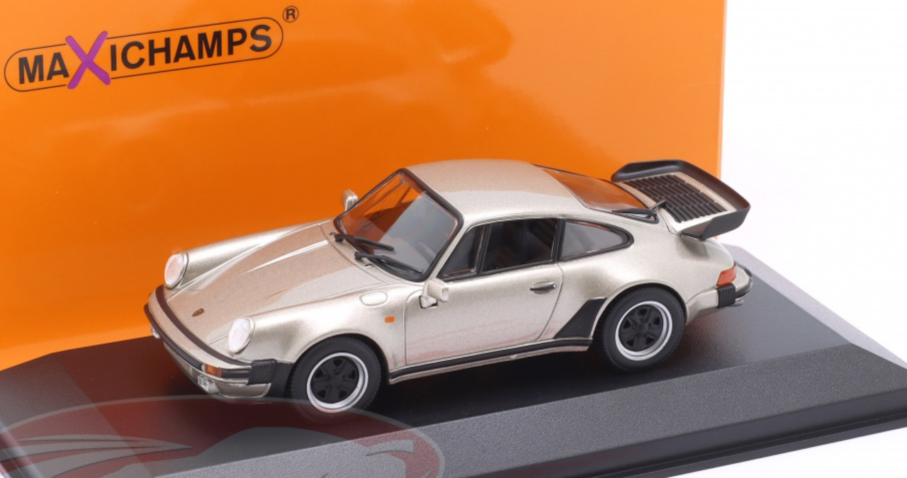 1/43 Minichamps 1977 Porsche 911 (930) Turbo 3.3 (Light Gold Metallic) Car Model