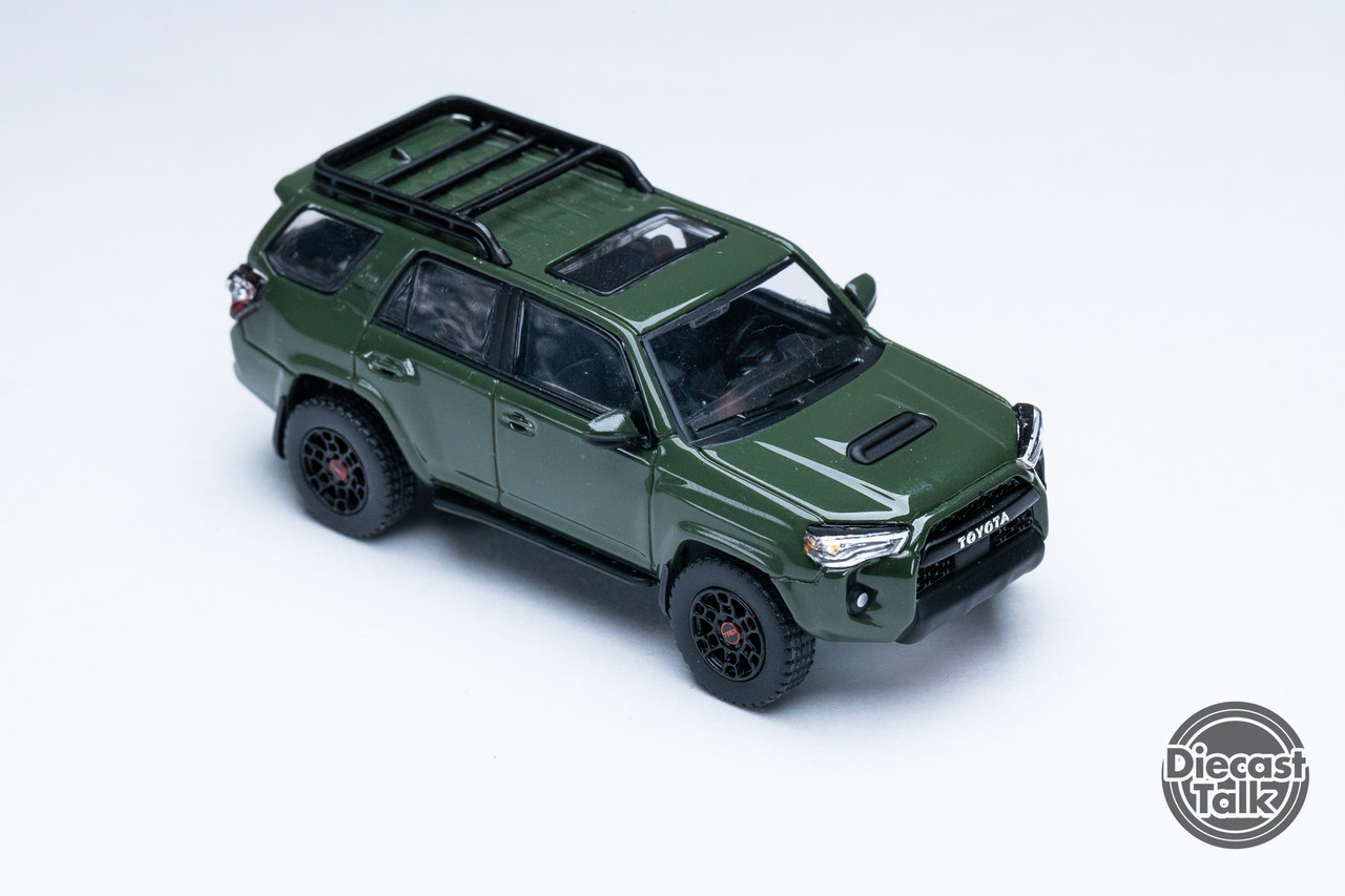 1/64 GCD Toyota 4Runner TRD Pro (Army Green) Diecast Car Model