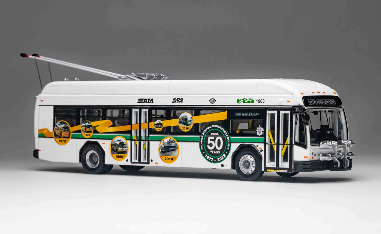 1/87 Greater Dayton RTA NexGen Trolley Bus 50th Anniversary Model