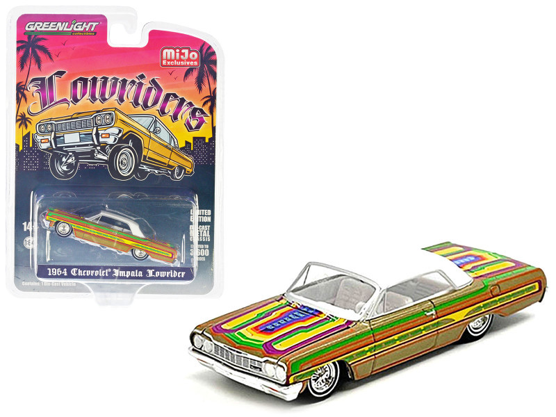 1964 Chevrolet Impala Lowrider Gold Metallic with Graphics and