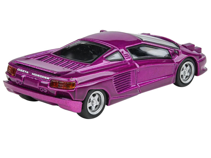 1991 Cizeta V16T Purple Metallic 1/64 Diecast Model Car by Paragon