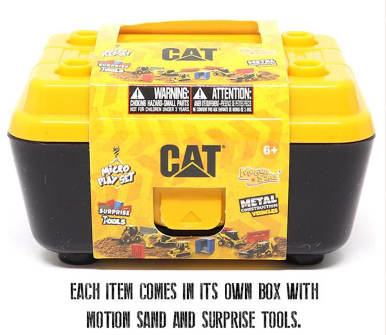 Diecast Master Set of 5 Cat Mini Play Set in Blind Box with Motion Sand