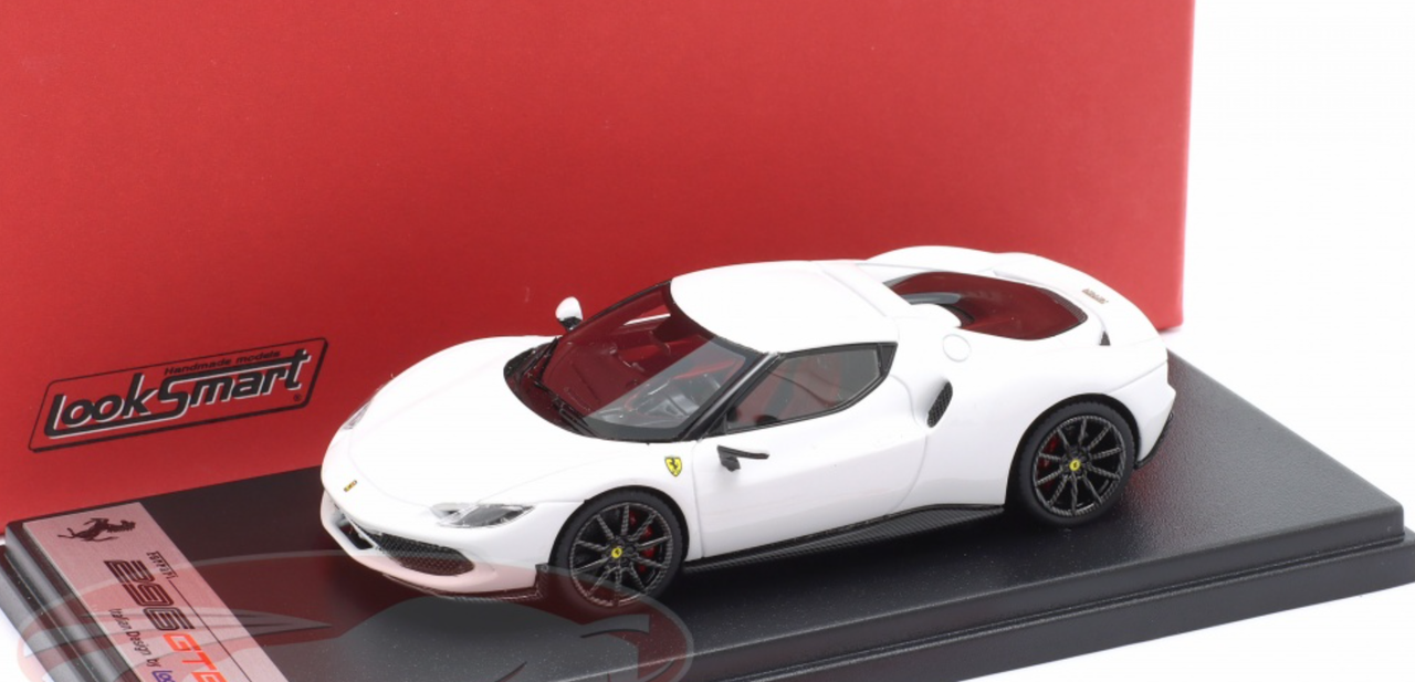 1/43 LookSmart 2022 Ferrari 296 GTB (Cervino White) Car Model