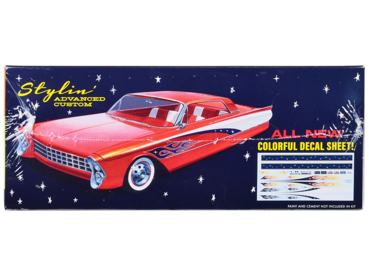 Skill 2 Model Kit 1961 Ford Galaxie Hardtop 3-in-1 Kit 1/25 Scale Model by AMT