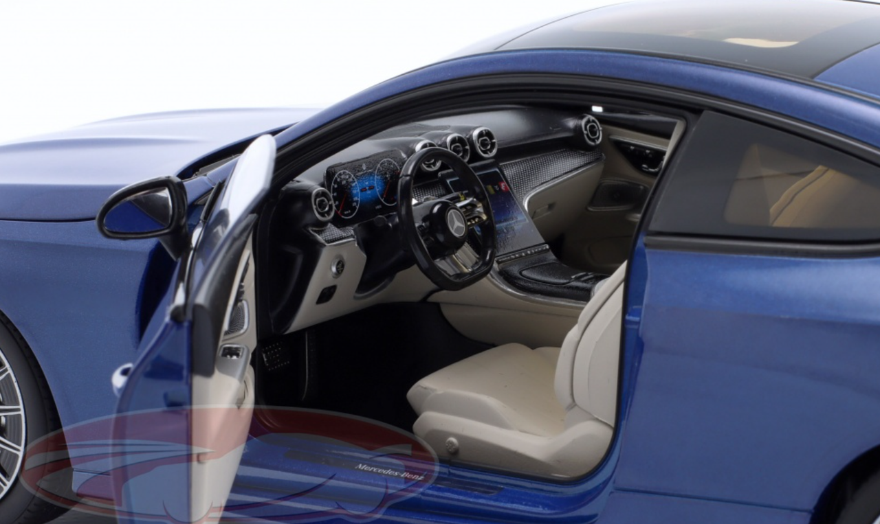 1/18 Dealer Edition 2023 Mercedes-Benz AMG-Line CLE Coupe (C236) (Spectral Blue) Diecast Car Model