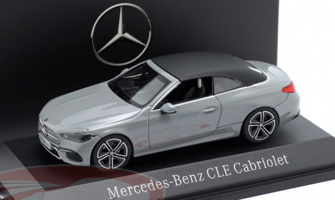1/43 Dealer Edition 2024 Mercedes-Benz CLE Cabriolet (A236) (Alpine Grey) Diecast Car Model