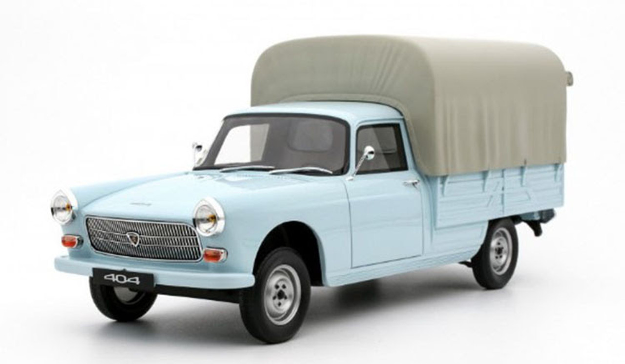 1/18 OTTO 1967 Peugeot 404 Pick Up Bache (Blue) Car Model