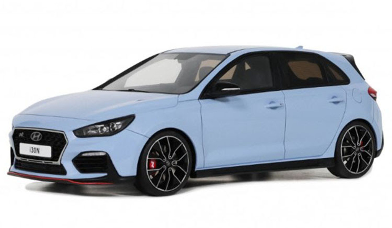 Y 1/18 OTTO 2017 Hyundai I30 N (Blue) Car Model - LIVECARMODEL.com