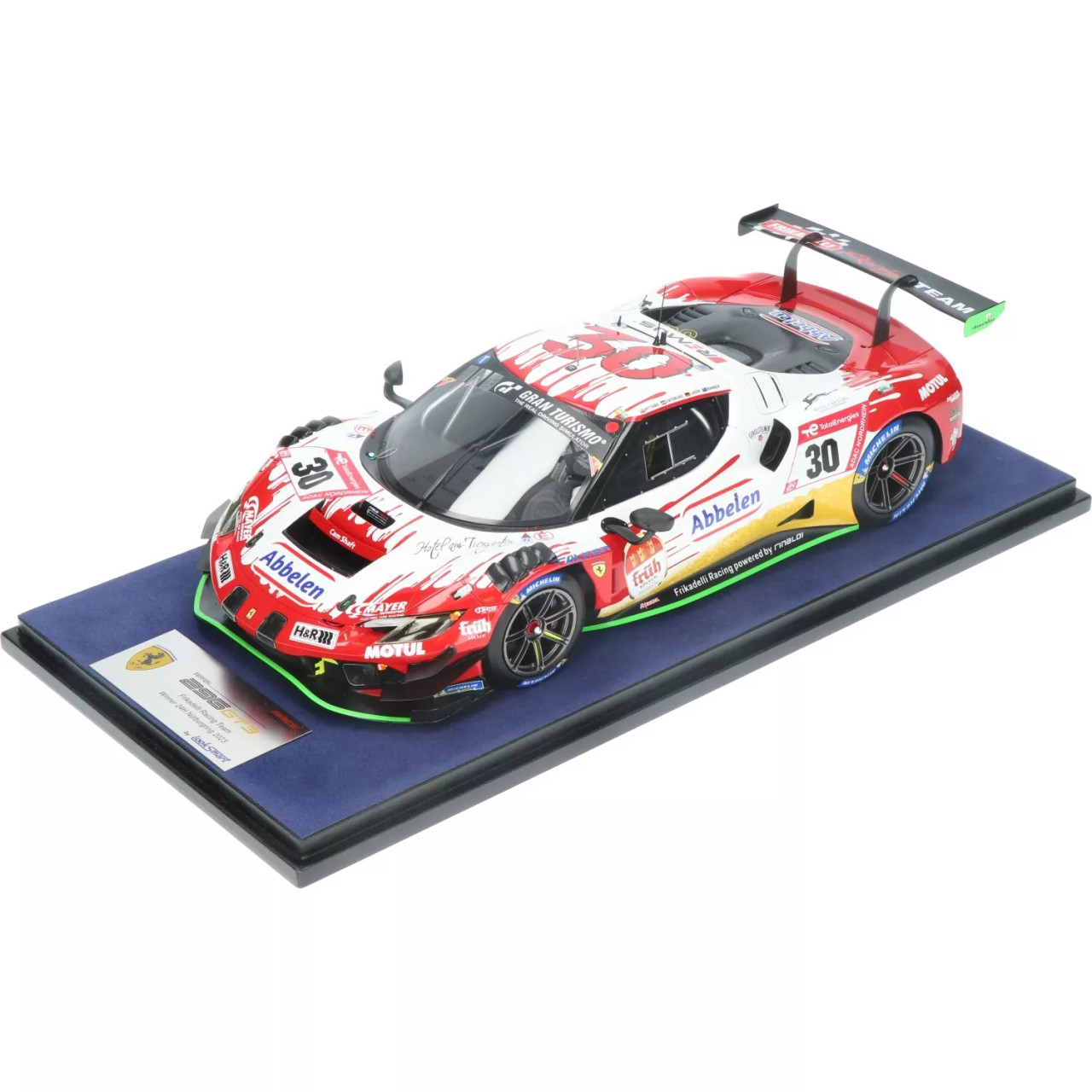 1/18 LookSmart 2023 Ferrari 296 GT3 No.30 Fikadelli Racing