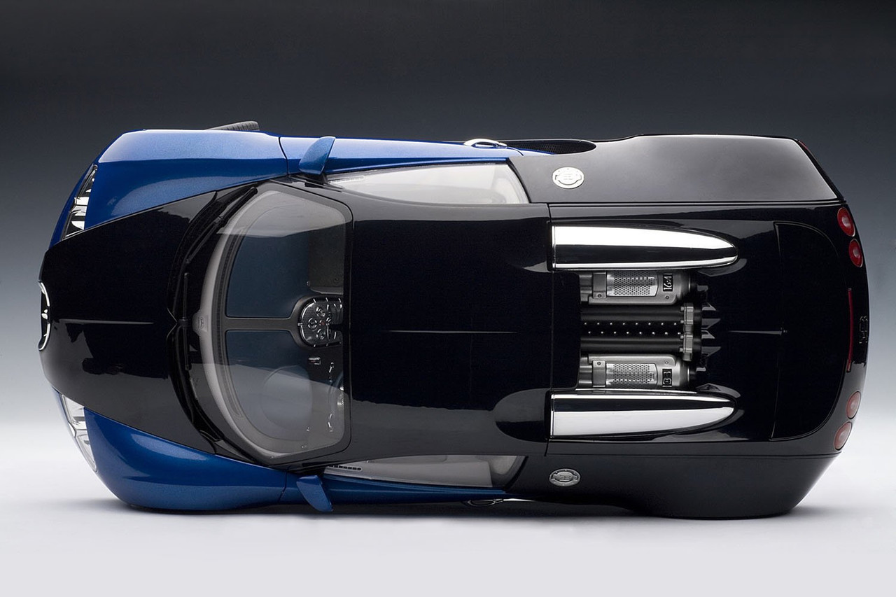 1/12 AUTOart Bugatti Veyron 16.4 (Blue / Black) Diecast Car Model 12532