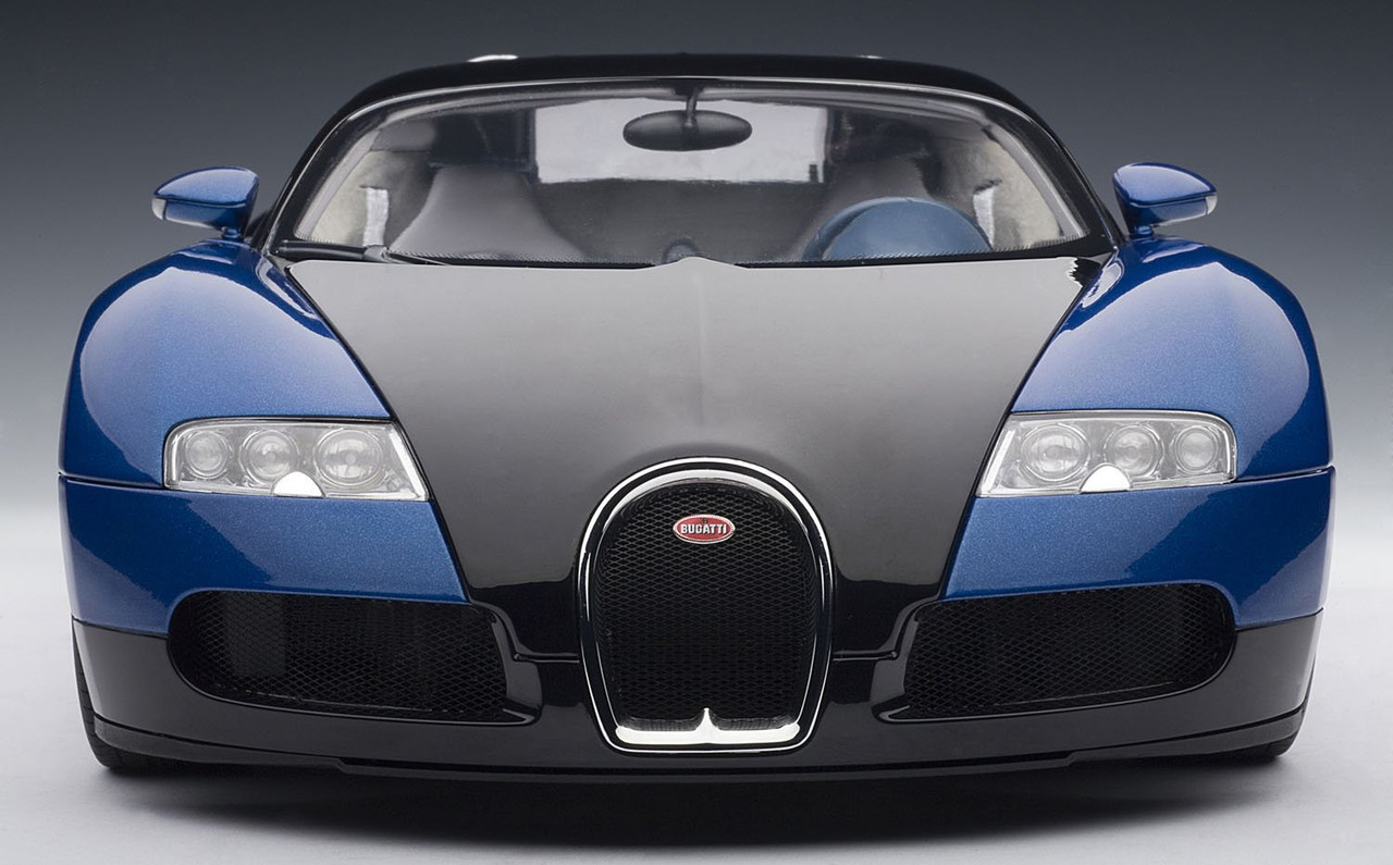 1/12 AUTOart Bugatti Veyron 16.4 (Blue / Black) Diecast Car Model 12532