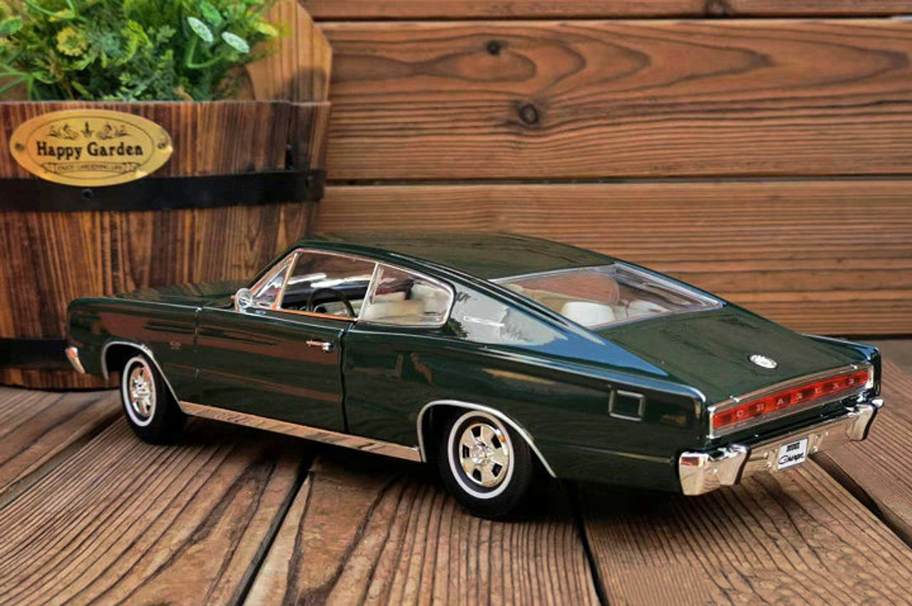 ミニカー 1966 Dodge Charger 1966 DODGE CHARGER RED 1/18 DIECAST MODEL CAR BY ROAD
