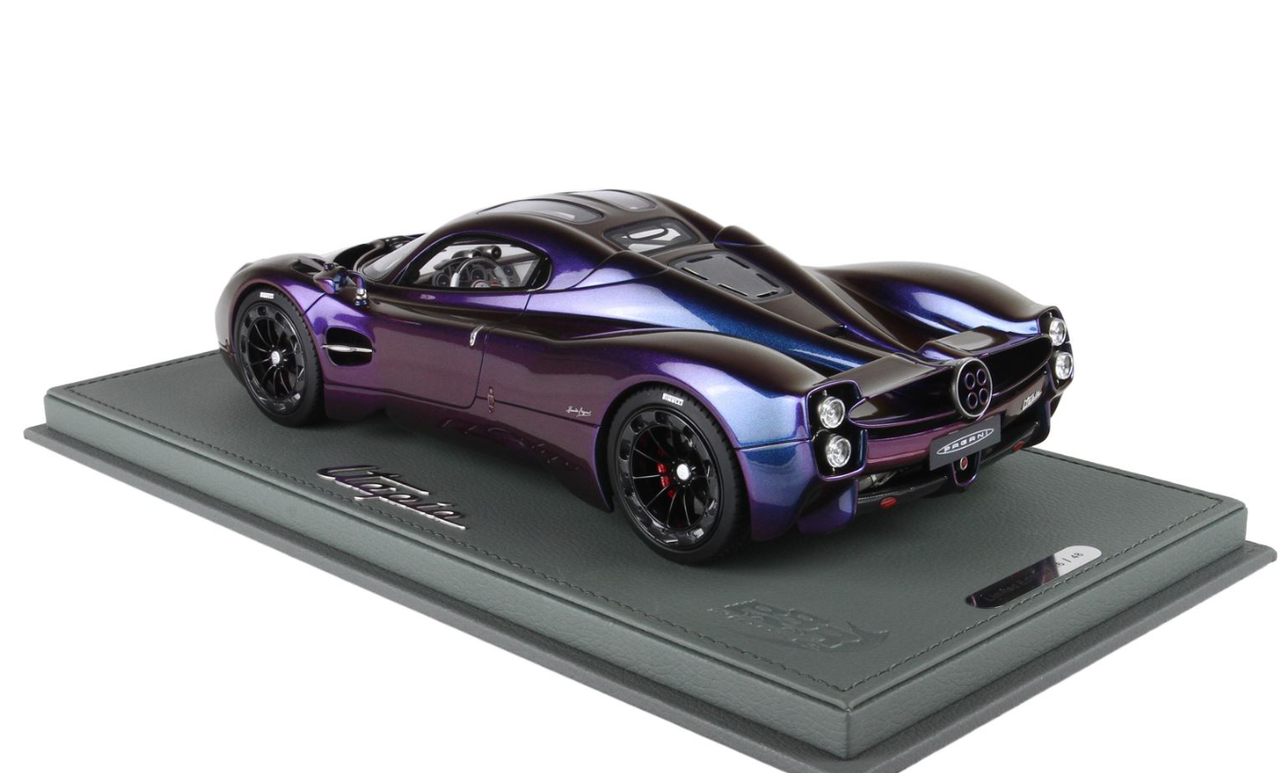 1/18 BBR Pagani Utopia (Chameleon Purple Holographic) Resin Car Model Limited 48 Pieces