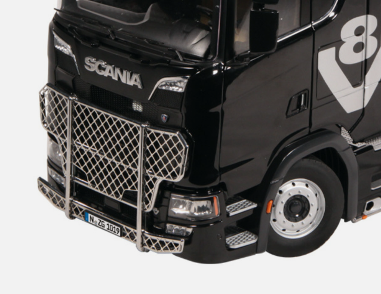 Tiltable "Ram Bar" for 1/18 Accessory Set for Scania V8 730S 4x2 Truck