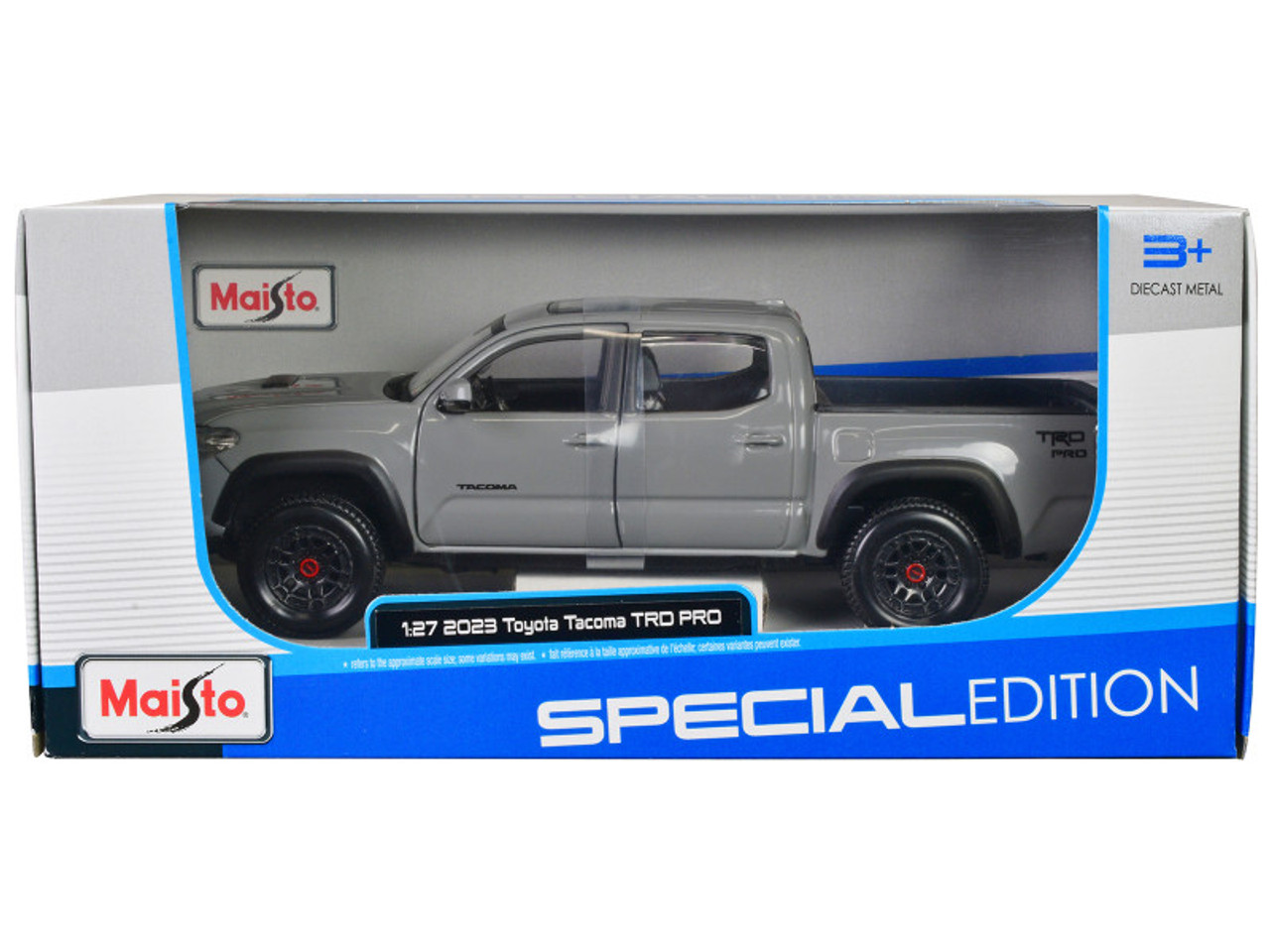 2023 Toyota Tacoma TRD PRO Pickup Truck Gray with Sunroof "Special Edition" Series 1/27 Diecast Model Car by Maisto
