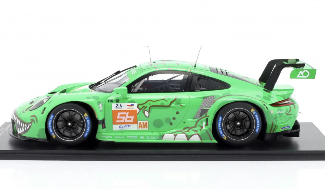 1/12 Spark 2023 Porsche 911 RSR-19 #56 24h LeMans Project 1 - AO Racing Matteo Cairoli, Gunnar Jeannette, P.J. Hyett Car Model