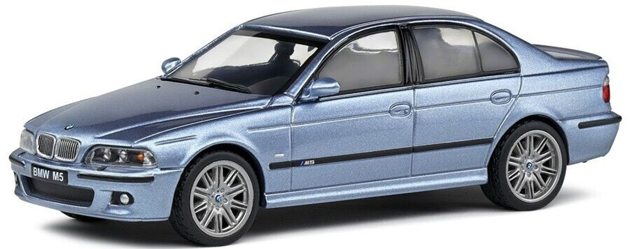 1/43 Solido 2000 BMW M5 (E39) (Silver Blue Metallic) Diecast Car Model