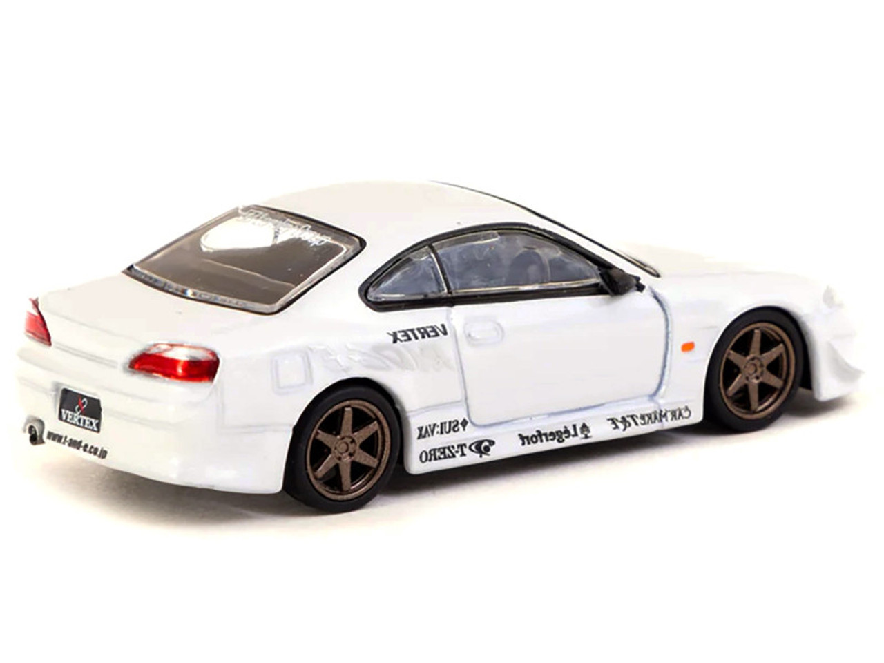 1/64 Tarmac Works VERTEX Nissan Silvia S15 (White) Diecast