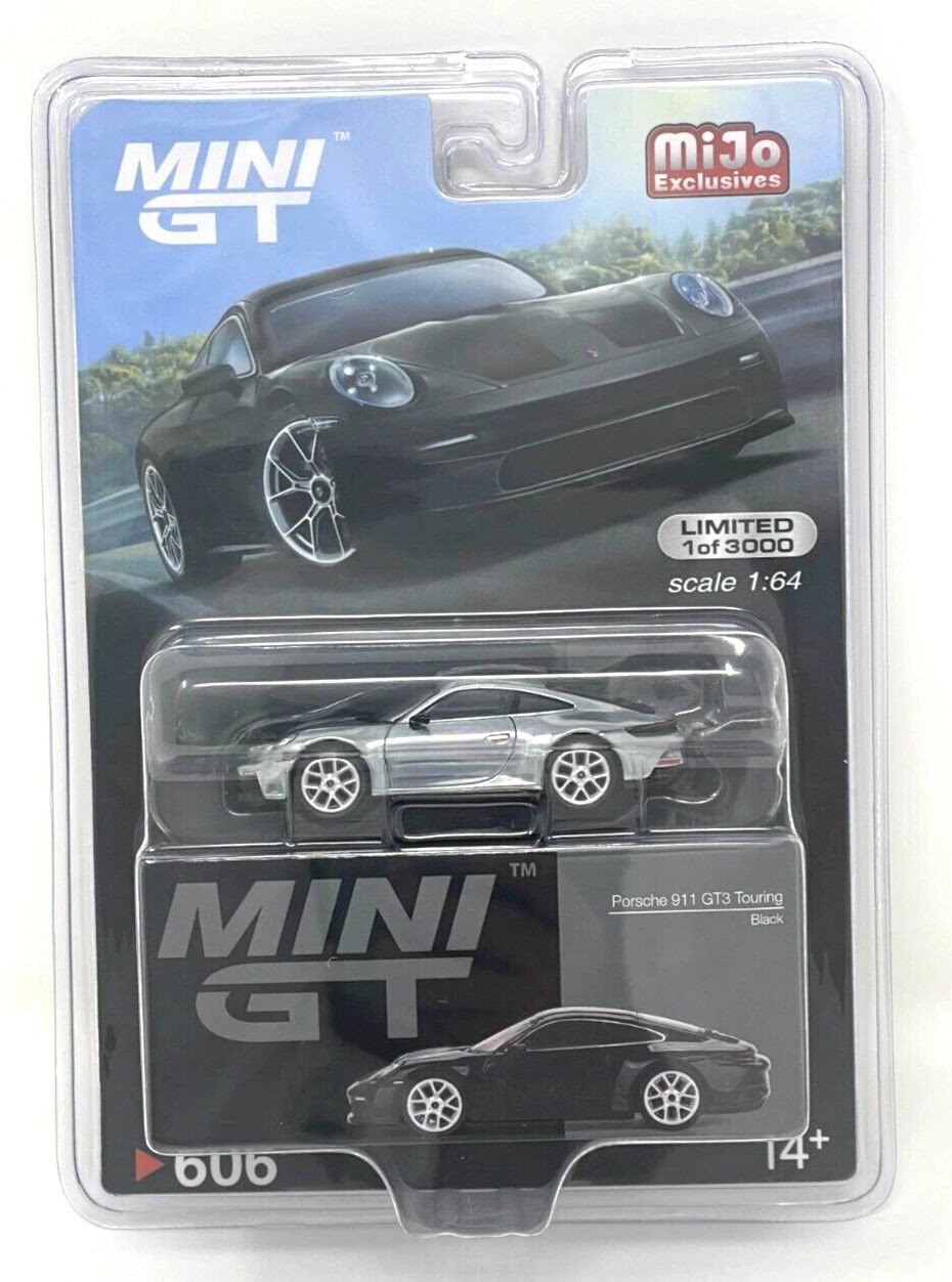 CHASE CAR 1/64 Mini GT Porsche 911 (992) GT3 Touring (Chrome
