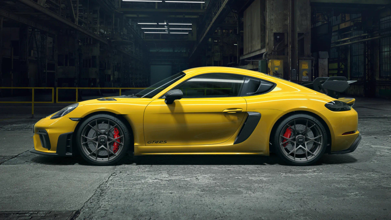 MINICHANPS Tarmac ポルシェ Cayman GT4 RS Minichamps x Tarmac Works 1:64 Porsche Cayman GT4 RS Pastel
