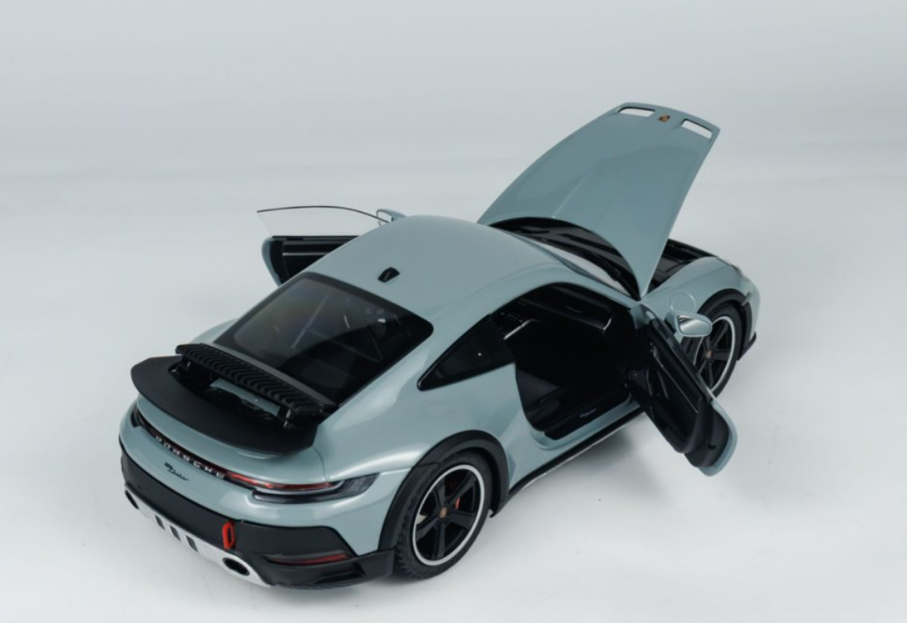 1/18 Minichamps 2022 Porsche 911 (992) Dakar (Green Metallic) Diecast Car Model