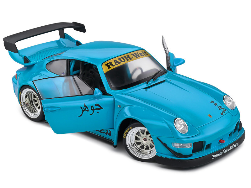 _S専用ページ 1/18 Solido 2018 Porsche 911 964 RWB Shingen (Blue) Diecast