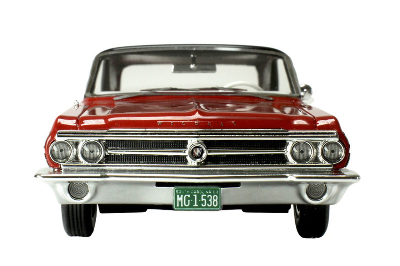 1963 Buick Wildcat Red with White Interior and Black Top Limited Edition to 200 pieces Worldwide 1/43 Model Car by Goldvarg Collection