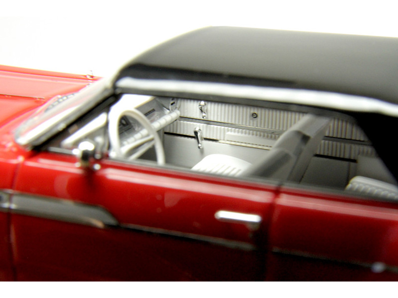 1963 Buick Wildcat Red with White Interior and Black Top Limited Edition to 200 pieces Worldwide 1/43 Model Car by Goldvarg Collection