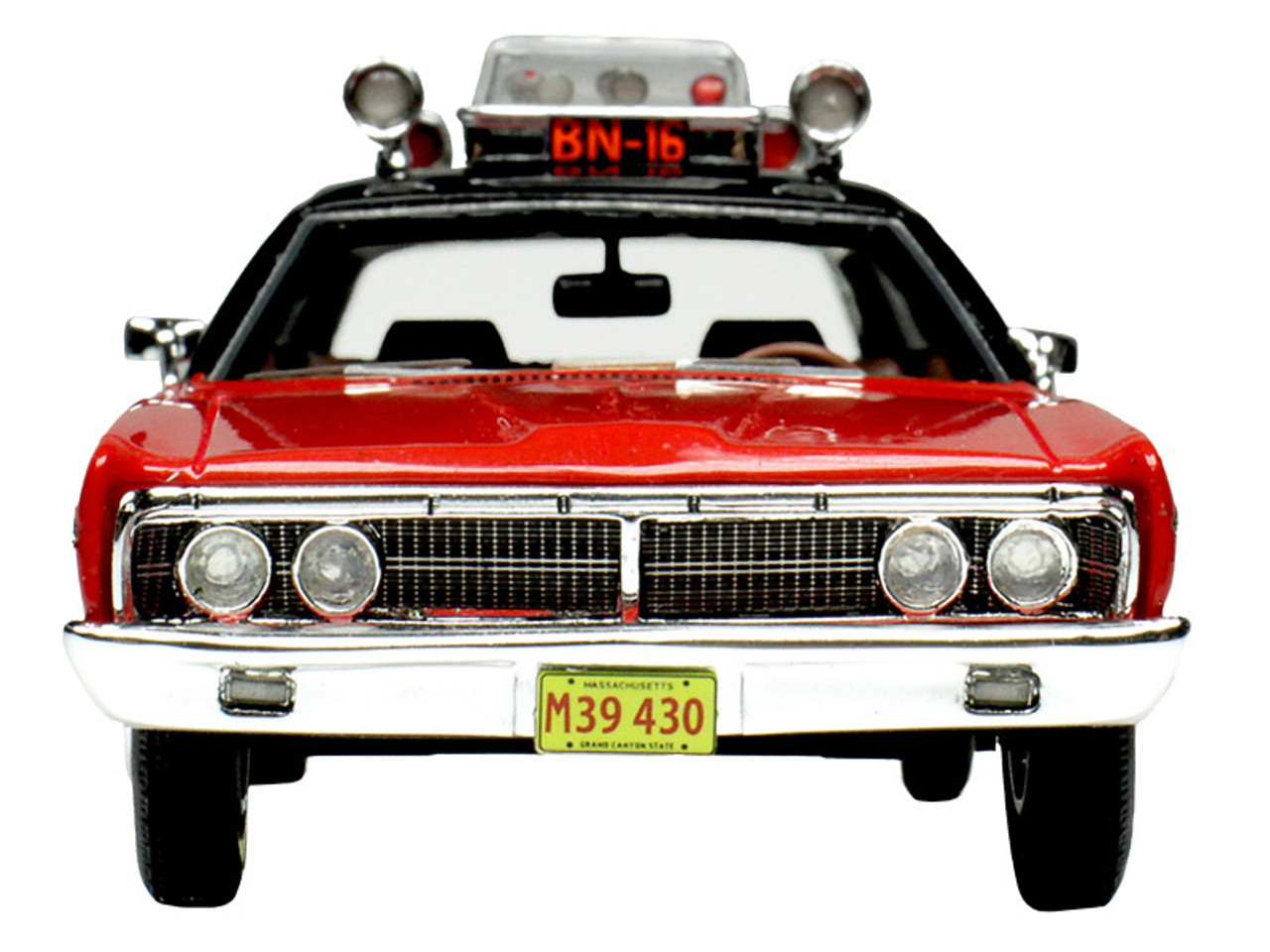 1970 Ford Galaxie Station Wagon Red with Black Top "Chicago Fire Department Fire Chief" Limited Edition to 180 pieces Worldwide 1/43 Model Car by Goldvarg Collection