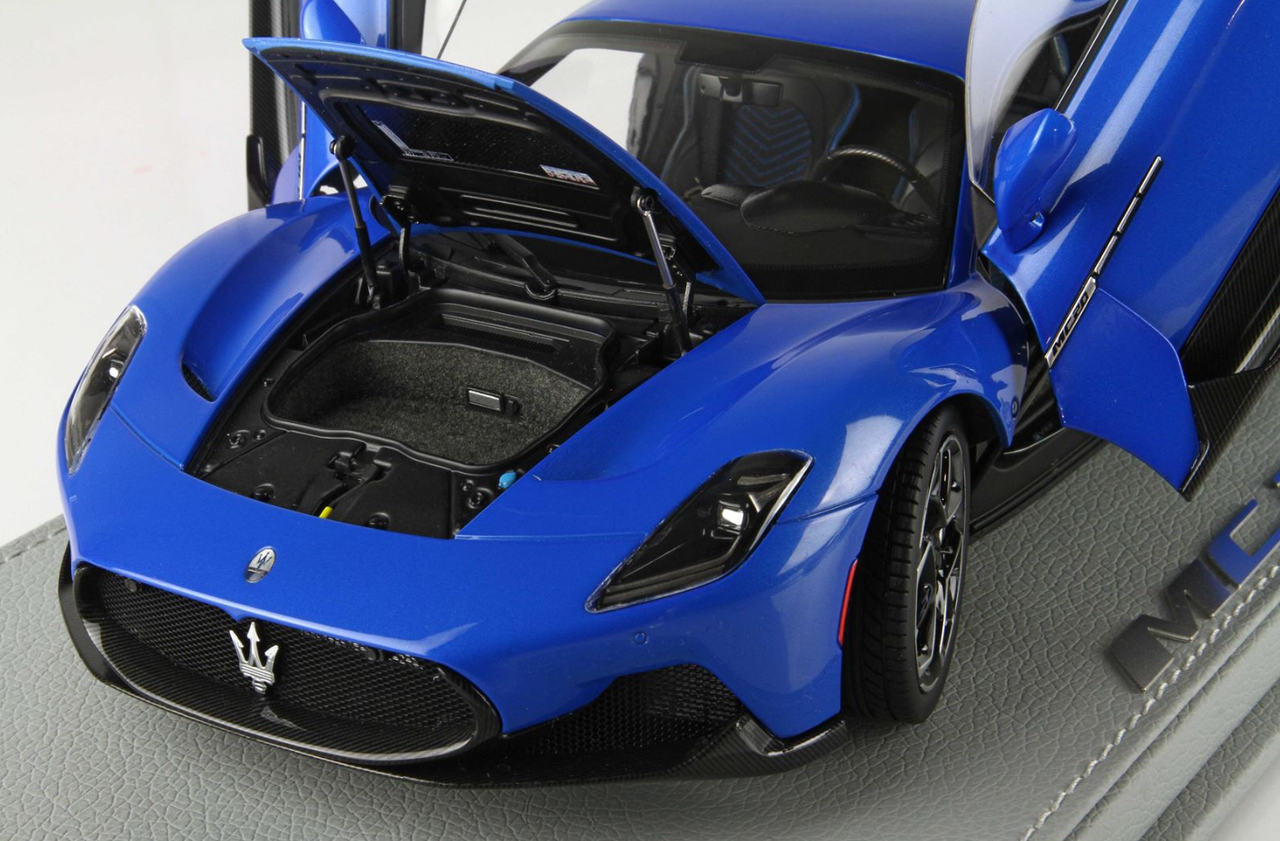 1/18 BBR Maserati MC20 (Blu Infinito Blue) Diecast Car Model
