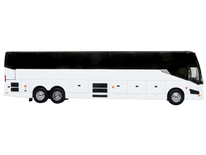 Prevost H3-45 Coach Bus Plain White Limited Edition 1/87 (HO