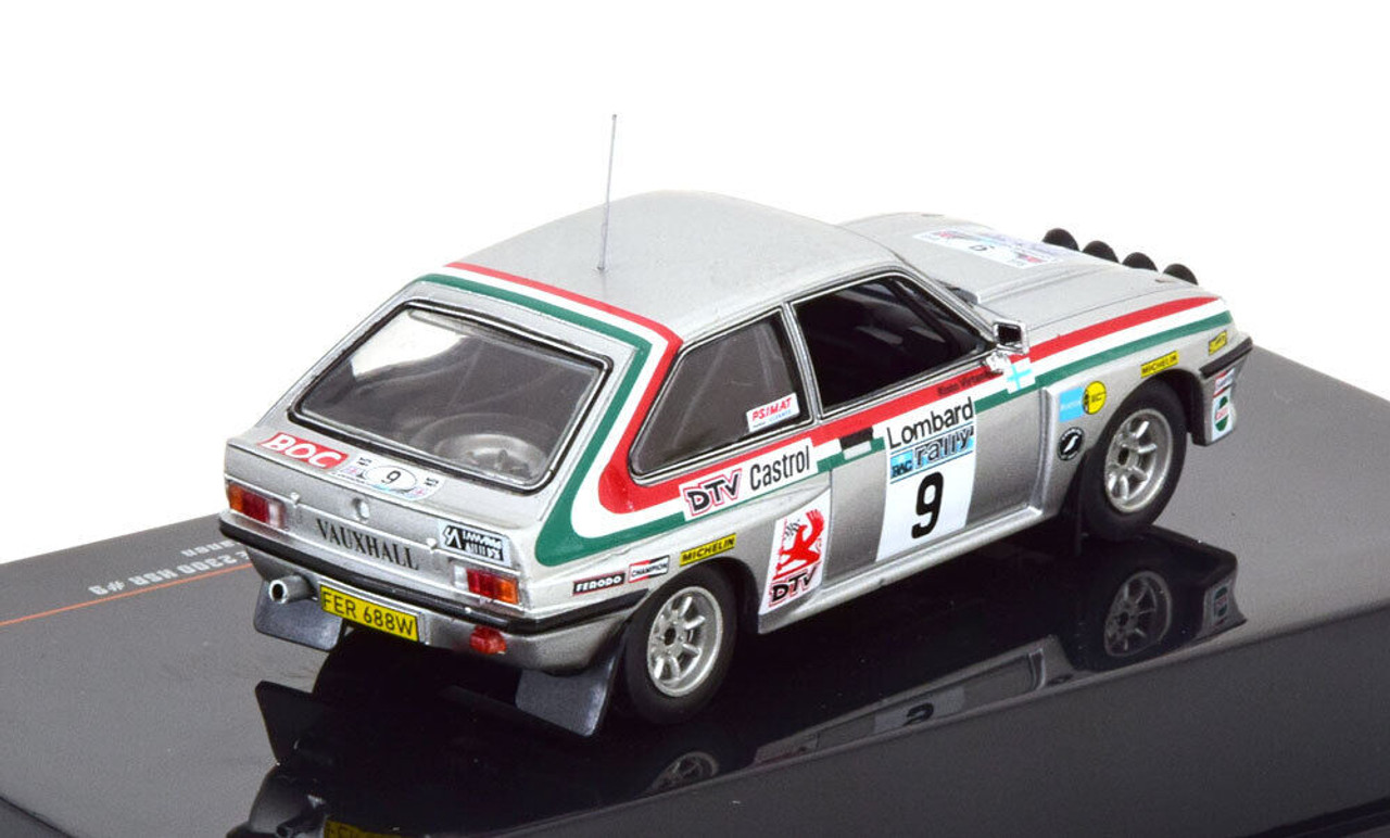 1/43 Ixo 1980 Vauxhall Chevette 2300 HSR #9 Lombard RAC Rallye Dealer Team Vauxhall, Castrol Pentti Airikkala, Risto Virtanen Car Model