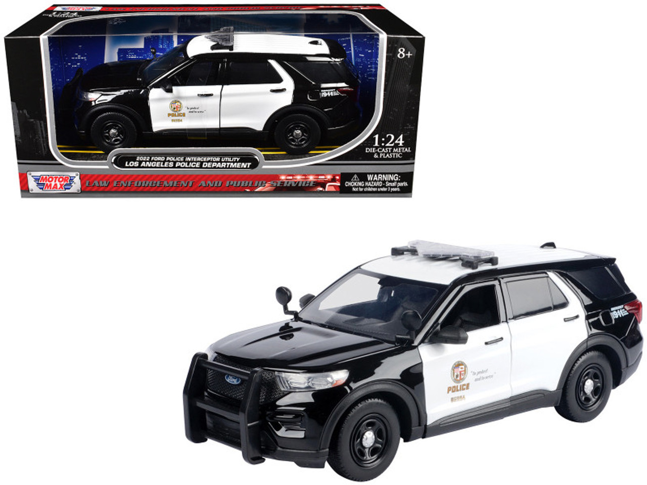 1/24 Motormax 2022 Ford Explorer Police Interceptor Utility