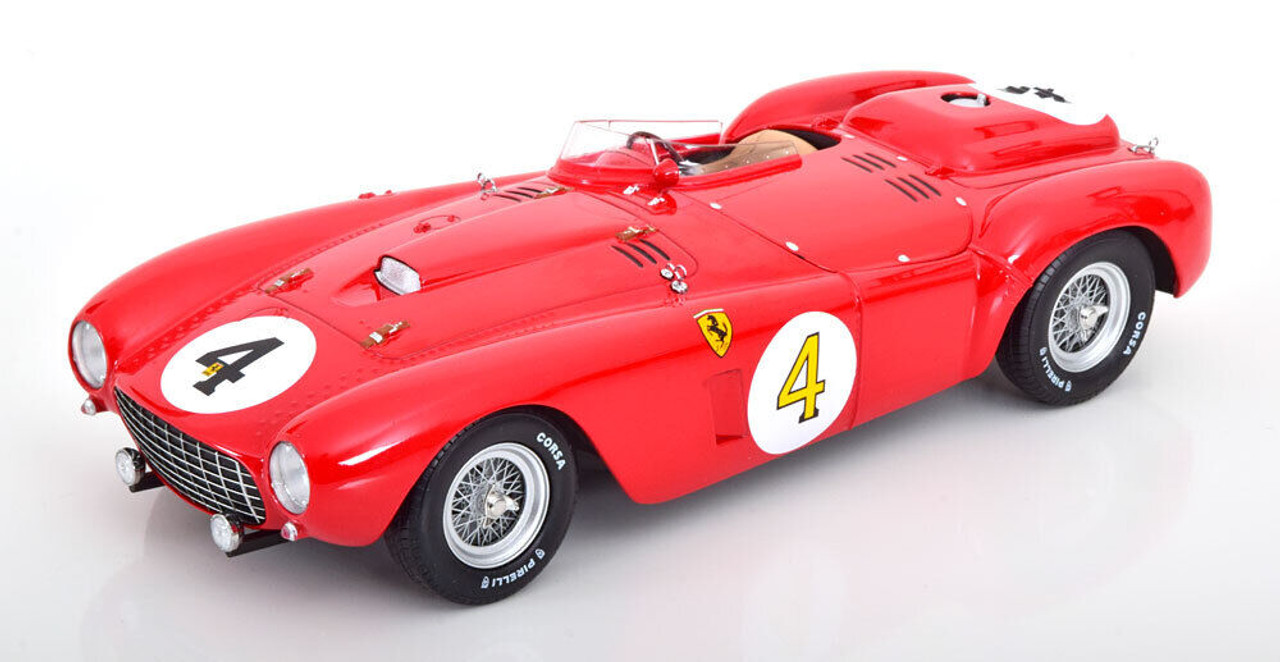 1/18 KK-Scale 1954 Ferrari 375 Plus #4 Winner 24h LeMans Scuderia Ferrari José Froilán González, Maurice Trintignant Diecast Car Model