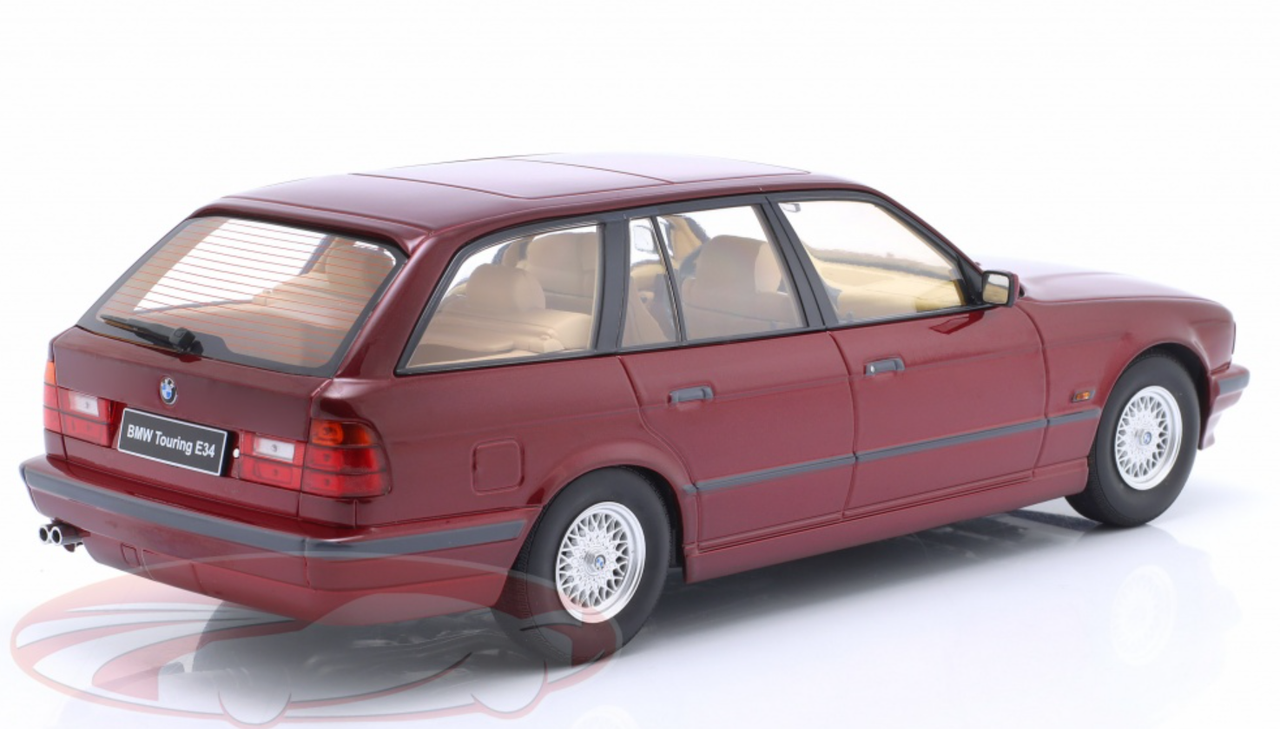 1/18 Triple9 1996 BMW 5 Series E34 Touring (Calypso Red Metallic) Diecast Car Model