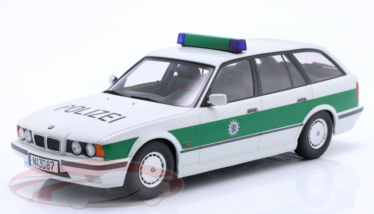 1/18 Triple9 1996 BMW 5 Series E34 Touring Police Car Diecast Car Model