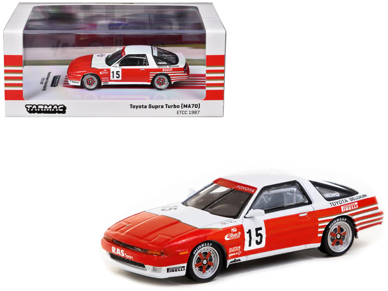 1/64 Tarmac Works Toyota Supra Turbo (MA70) ETCC 1987