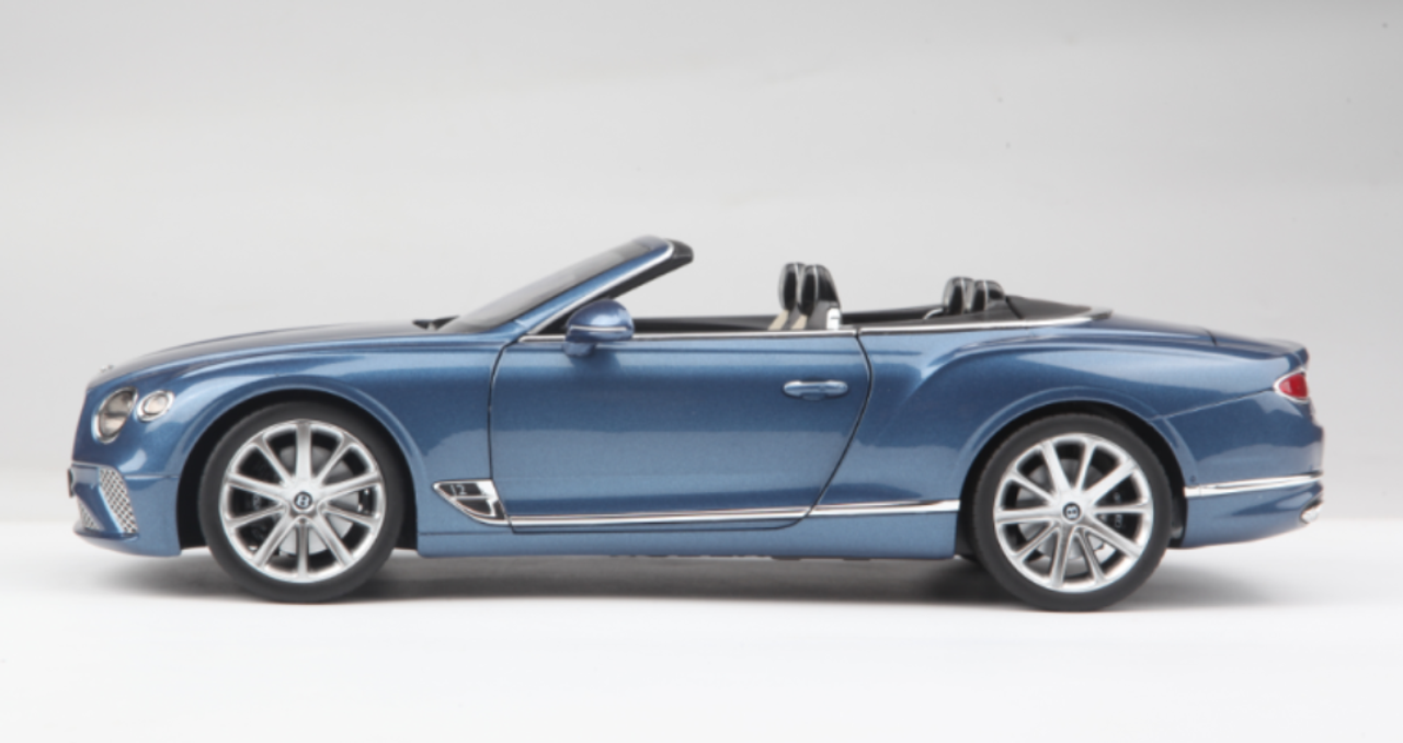 1/18 Norev 2019 Bentley Continental GT Convertible (Blue) Diecast Car Model