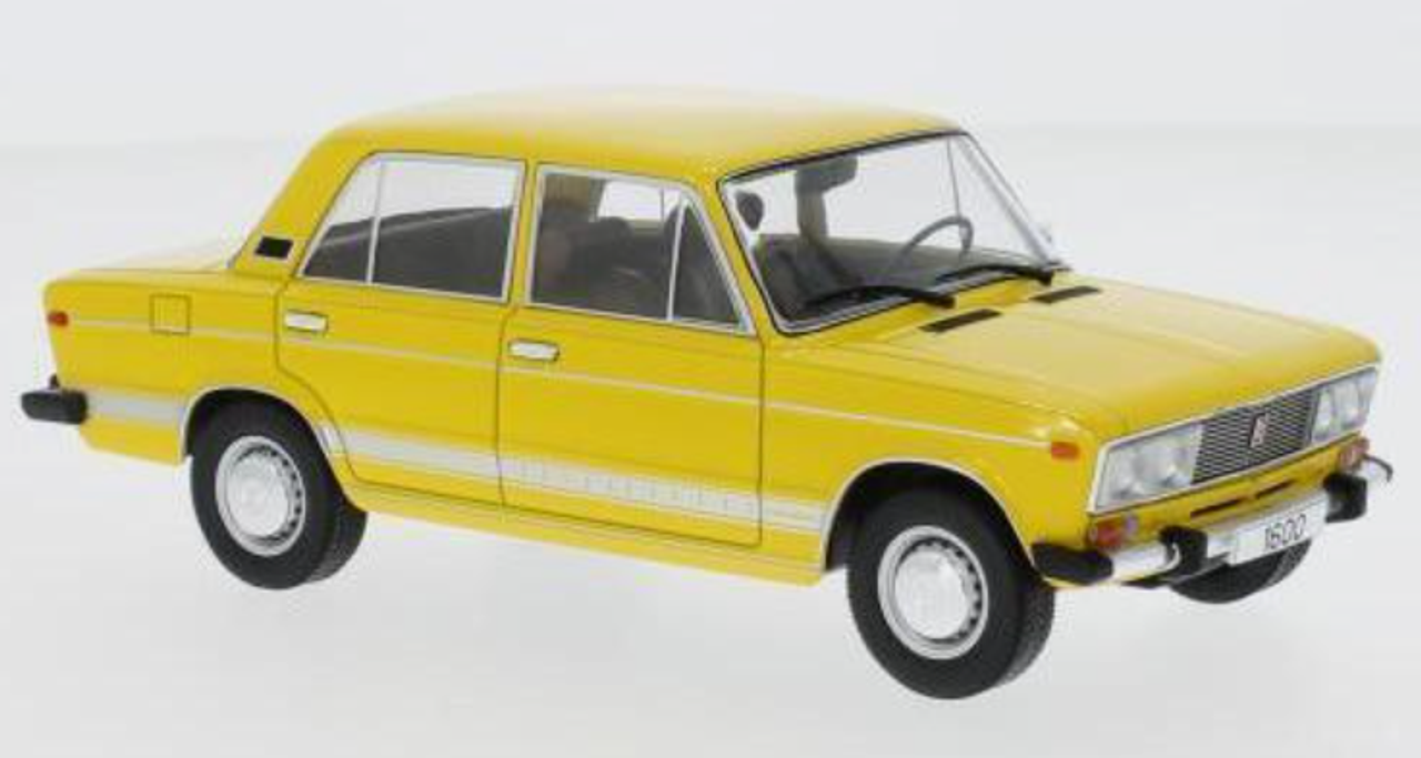 1/24 WhiteBox 1976 Lada 1600 LS (Yellow) Diecast Car Model