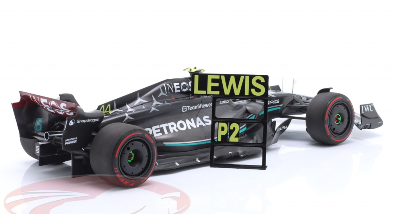 1/18 Minichamps 2023 Formula 1 Lewis Hamilton Mercedes-AMG F1 W14 #44 2nd  Australia GP Car Model