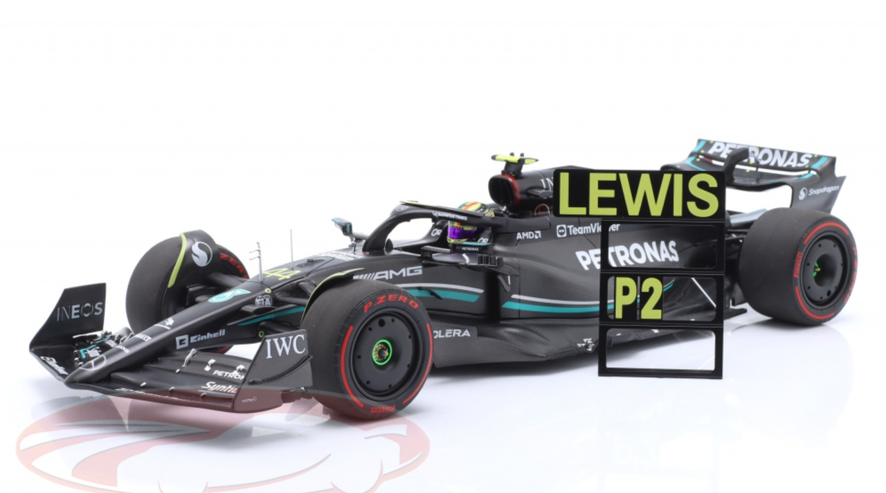 1/18 Minichamps 2023 Formula 1 Lewis Hamilton Mercedes-AMG F1 W14 #44 2nd Australia GP Car Model