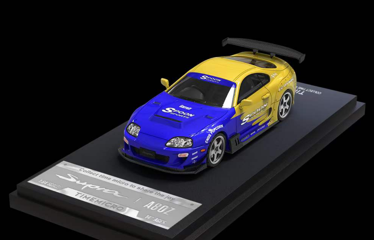 TIMEMICRO 1/64スケール パトカー　　90スープラ TimeMicro 1/64 トヨタ スープラ パトカー仕様 | トレジャー・キラーズ