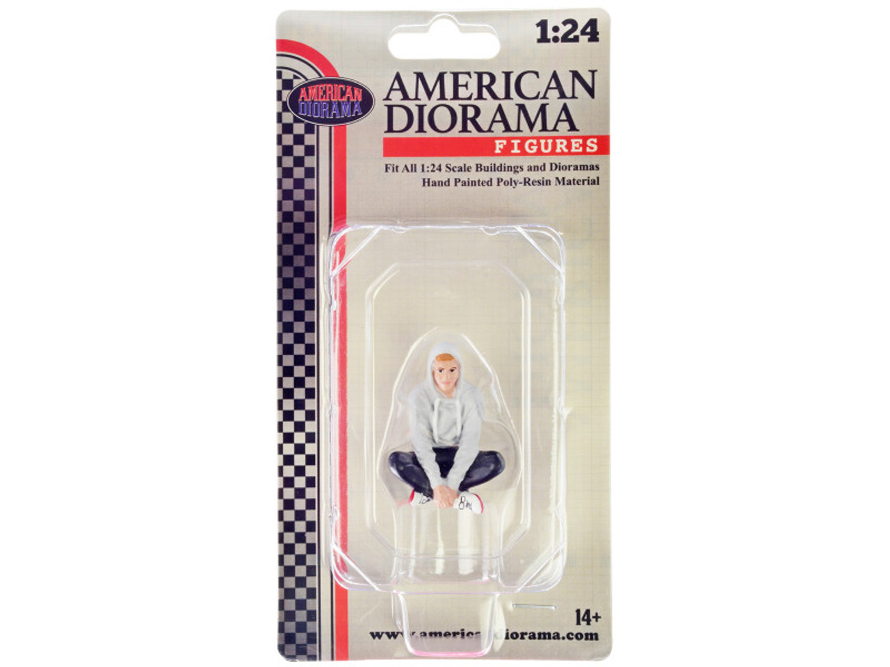 "Figure24 Series 1" Figure 704 for 1/24 Scale Models by American Diorama