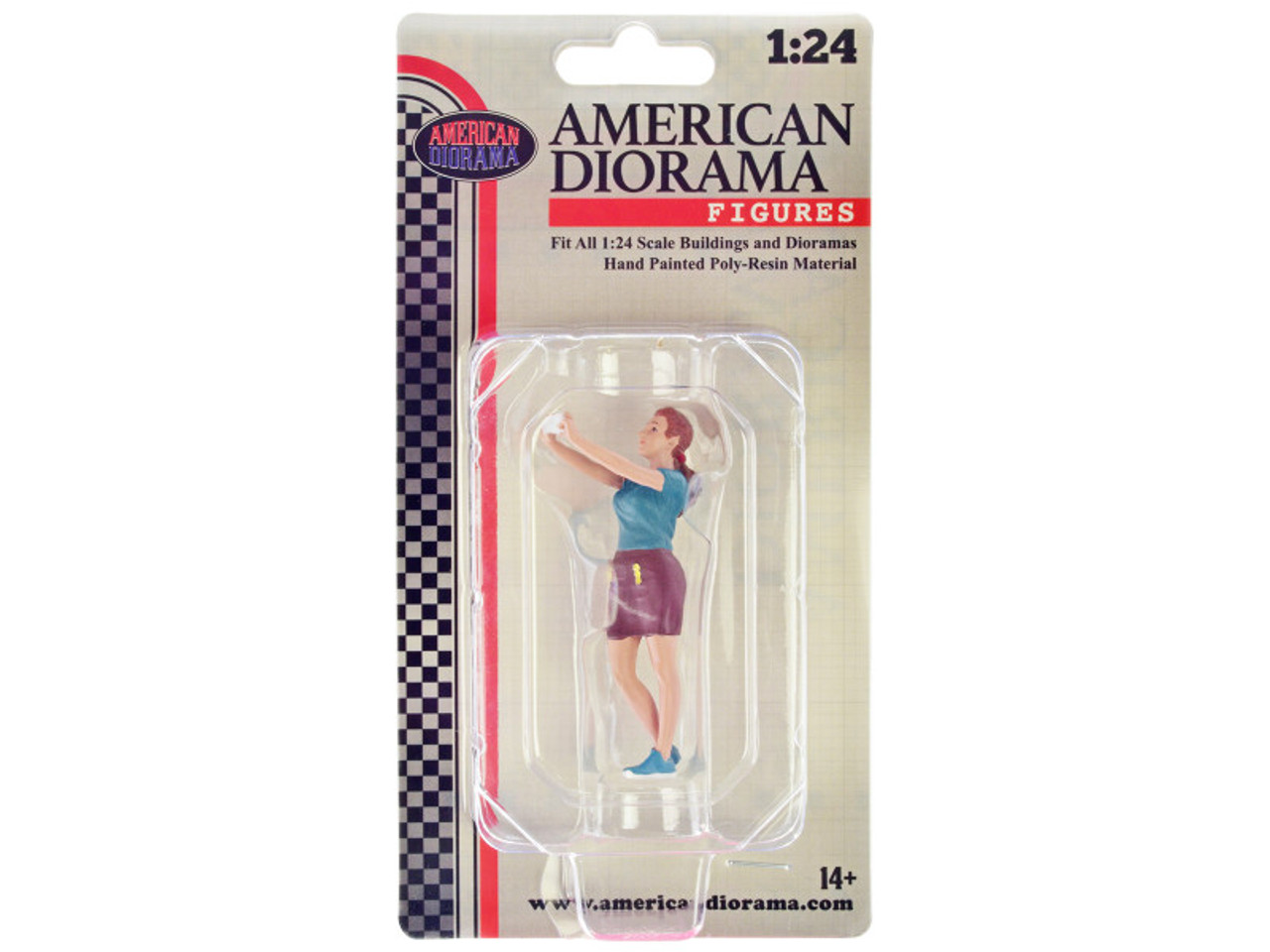 "Figure24 Series 1" Figure 702 for 1/24 Scale Models by American Diorama