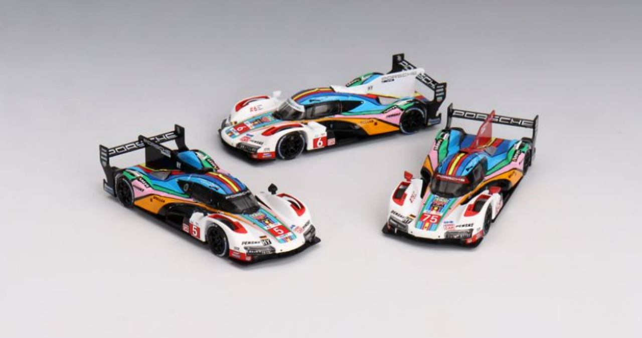 1/64 Mini GT 2023 Porsche 963 Porsche Penske Motorsport 24 Hrs Le Mans 3 Cars Set