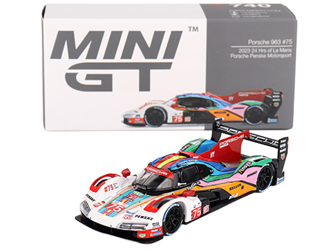 shop ① 1/64 Mini GT 2023 Porsche 963 #75 Porsche Penske Motorsport