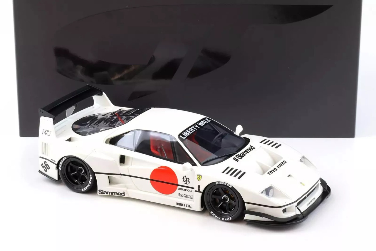 1/18 GT Spirit 2023 Ferrari F40 LB-Works (White) Car Model