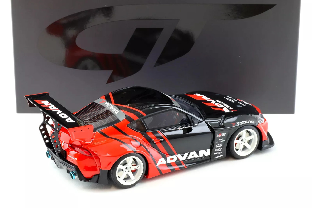1/18 GT Spirit 2020 Toyota Supra GR by Advan (Black) Car Model