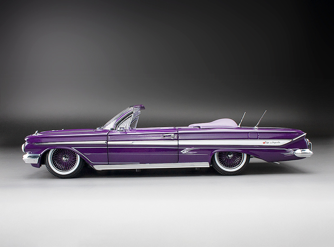 105-011 サンスター 1/18シボレー インパラ Lowrider 1/18 Sunstar 1961 Chevrolet Impala Open Convertible Lowrider